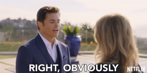 Man in Suit Says Right