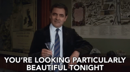 Man in Suit Says You're Looking Particularly Beautiful
