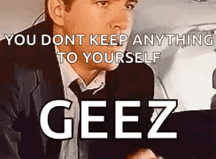Man In Suit Sitting In Back Seat Of Car With Quote GIF