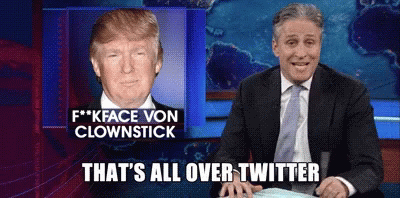 Man In Suit Sitting Next To Donald Trump GIF