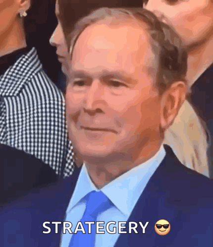 Man in Suit Smiling Strategy