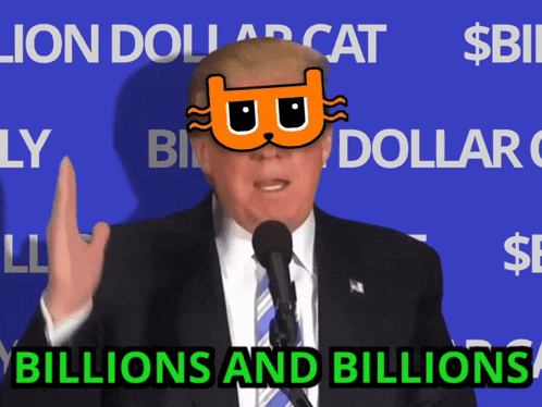 Man In Suit Speaking Into Microphone Saying Billions And Billions GIF