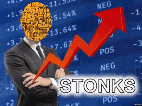 Man in Suit Standing Before Stock Graph