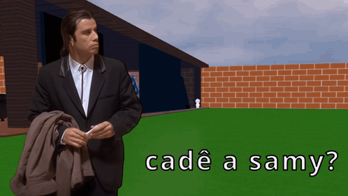 Man in Suit Standing in Front of Brick Wall