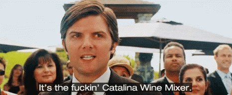 Man In Suit Talking About Wine Mixer GIF