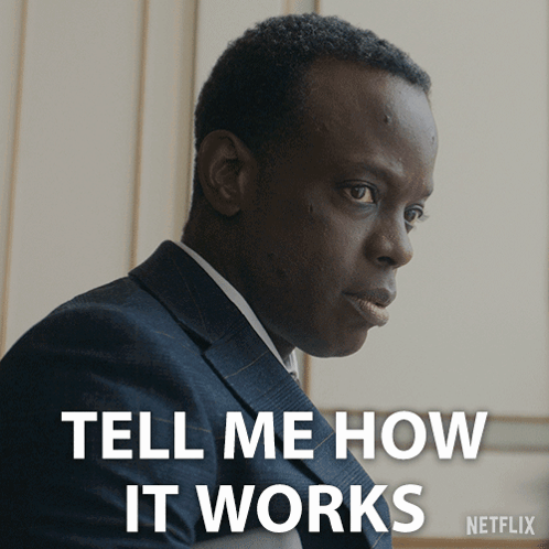 Man in Suit Tell Me How It Works