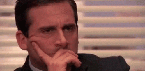 Man In Suit Thinking GIF