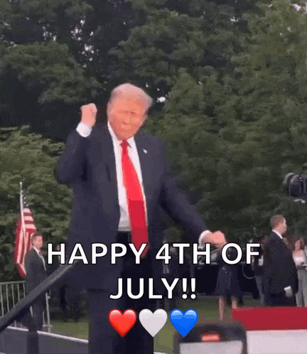 Man in Suit Thumbs Up Let's Make Grilling Great Again