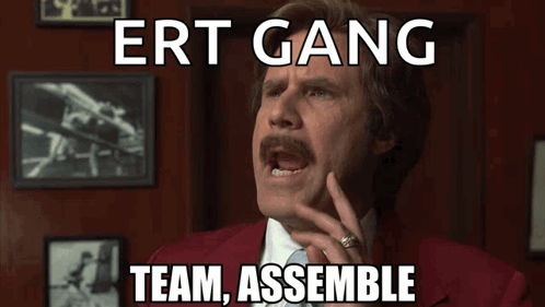 Man in Suit Tie Ert Gang Team Assemble