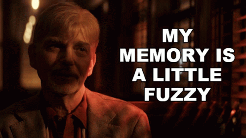 Man In Suit Tie My Memory Is Fuzzy GIF