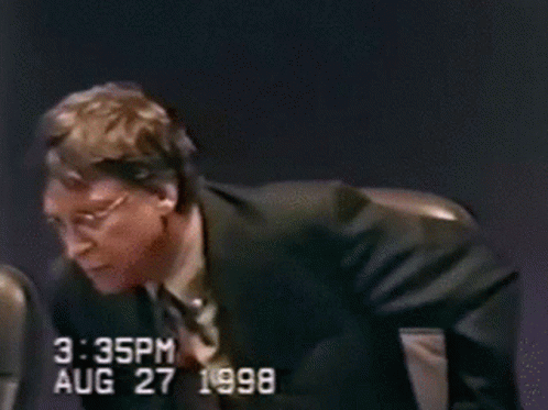 Man in Suit Tie Speech Aug 27 1998