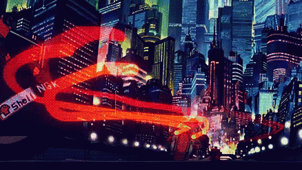 Man In Suit Walking On Chinese Sign Street GIF