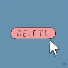 Man in Suit Waving and Saying Delete