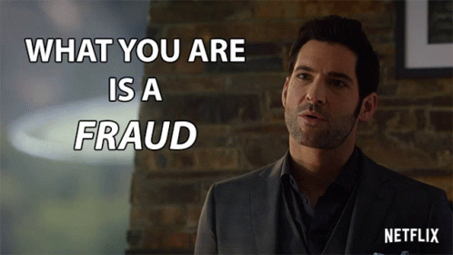Man In Suit: What You Are Is A Fraud GIF