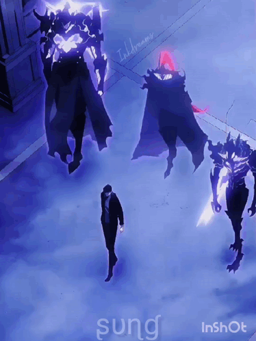 Man in Suit with Monsters and Sung