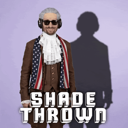 Man in Suit with Shade Thrown
