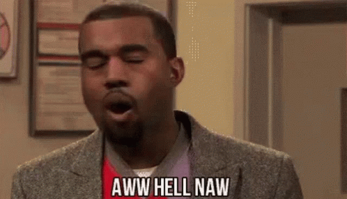 Man In Suit Yawning Aww Hell Naw GIF