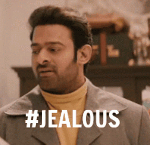 Man in Suit Yellow Turtleneck Funny Face #Jealous