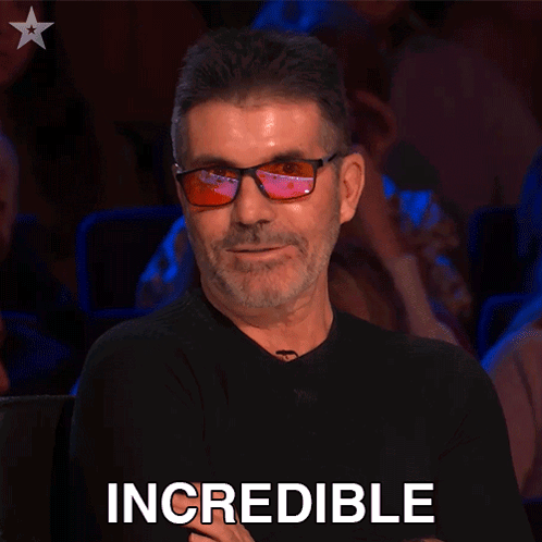 Man In Sunglasses And Black Shirt Saying Incredible GIF
