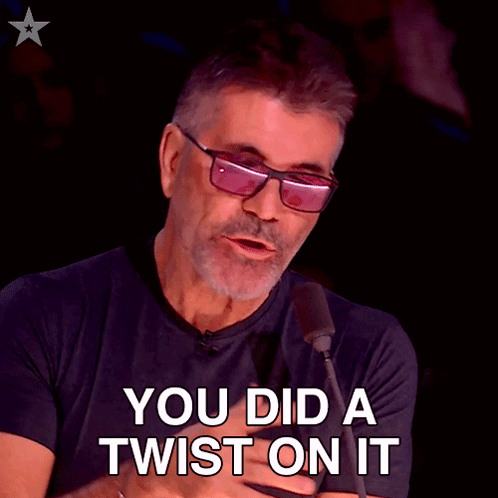 Man in Sunglasses and Black Shirt Says You Did a Twist