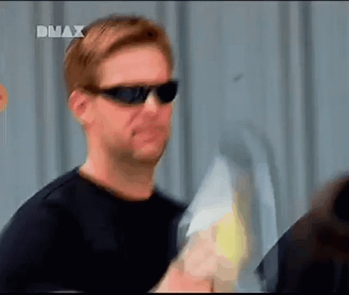 Man in Sunglasses and Black Shirt