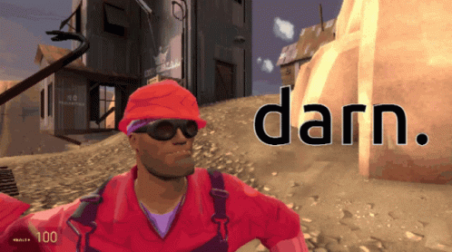 Man in Sunglasses and Hard Hat by Darn Sign