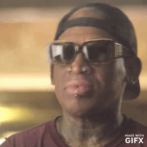 Man in Sunglasses and Hat Made With Gifx Software