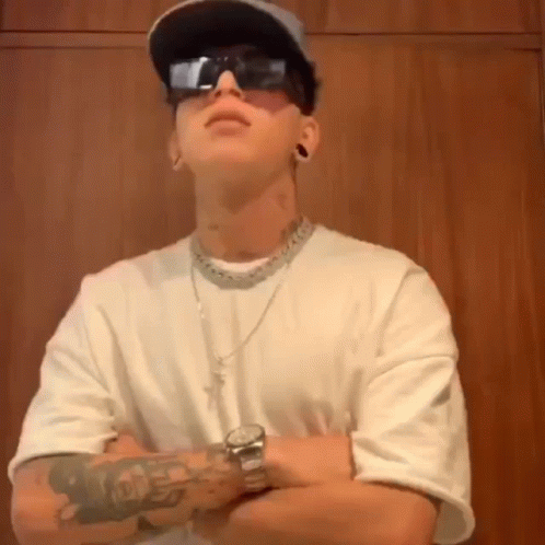 Man in Sunglasses and Hat With Arms Crossed
