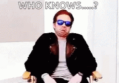 Man In Sunglasses And Jacket Making Funny Face GIF