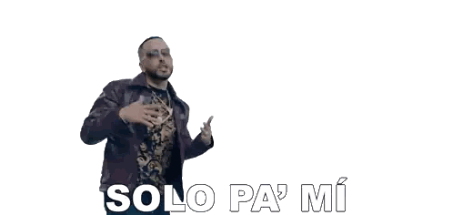 Man in Sunglasses and Leather Jacket Saying Solo Pa Mi