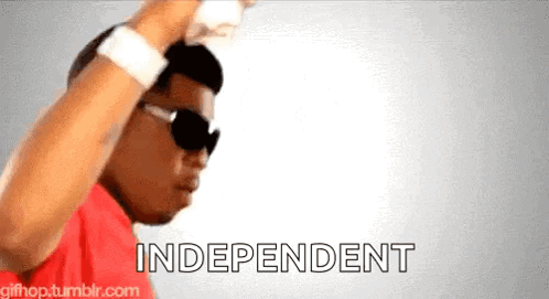 Man in Sunglasses and Red Shirt Dancing Independent