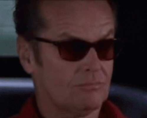 Man In Sunglasses And Red Shirt GIF