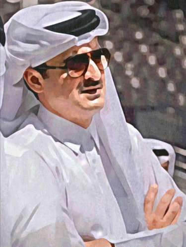 Man In Sunglasses And White Head Scarf GIF