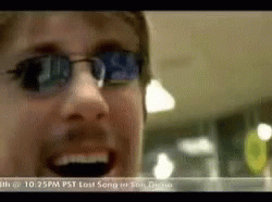 Man in Sunglasses at 10:25 PM