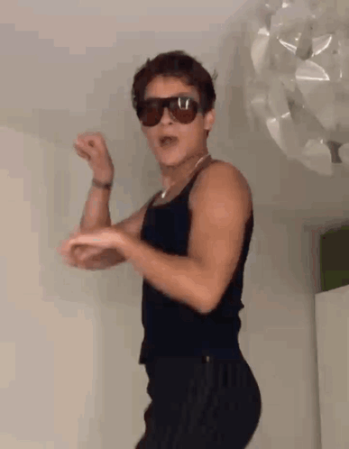Man In Sunglasses Dancing GIF