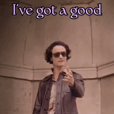 Man In Sunglasses Giving Middle Finger Saying I've Got A Good GIF