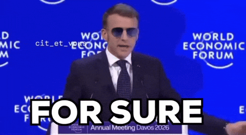 Man In Sunglasses Giving Speech At World Economic Forum GIF