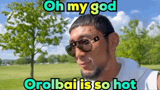 Man In Sunglasses Oh My God Orolbai Is So Hot GIF