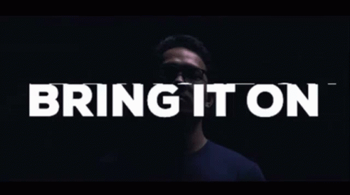 Man In Sunglasses Saying Bring It On GIF