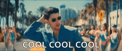 Man in Sunglasses Saying Cool Cool Cool