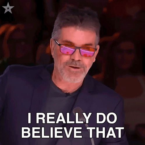 Man in Sunglasses Says I Really Do Believe That