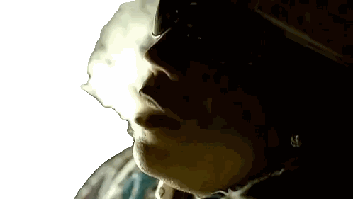 Man in Sunglasses Smoking Cigarette