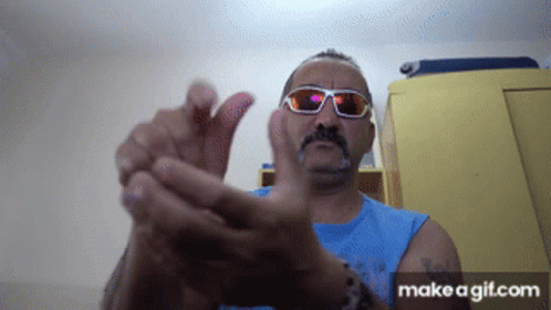 Man In Sunglasses Thumbs Up GIF