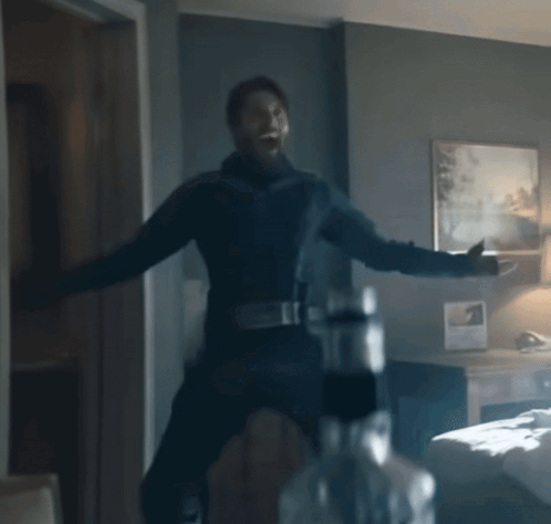 Man in Superhero Costume