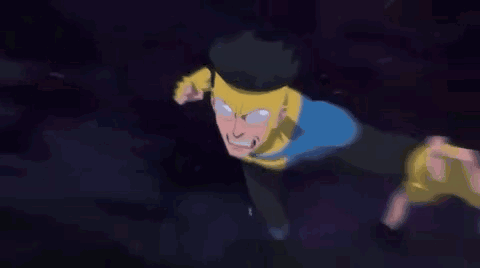 Man in Superhero Costume Flying