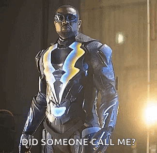 Man in Superhero Costume