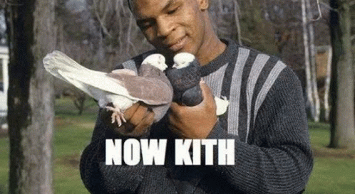 Man in Sweater Holding Two Pigeons in Park