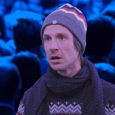 Man In Sweater Whaaaa Face Reaction GIF