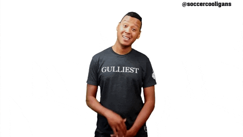 Man in T-Shirt Saying Gulliest Nah Fam