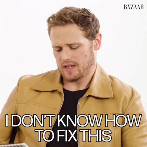 Man in Tan Jacket Says I Don't Know How to Fix This